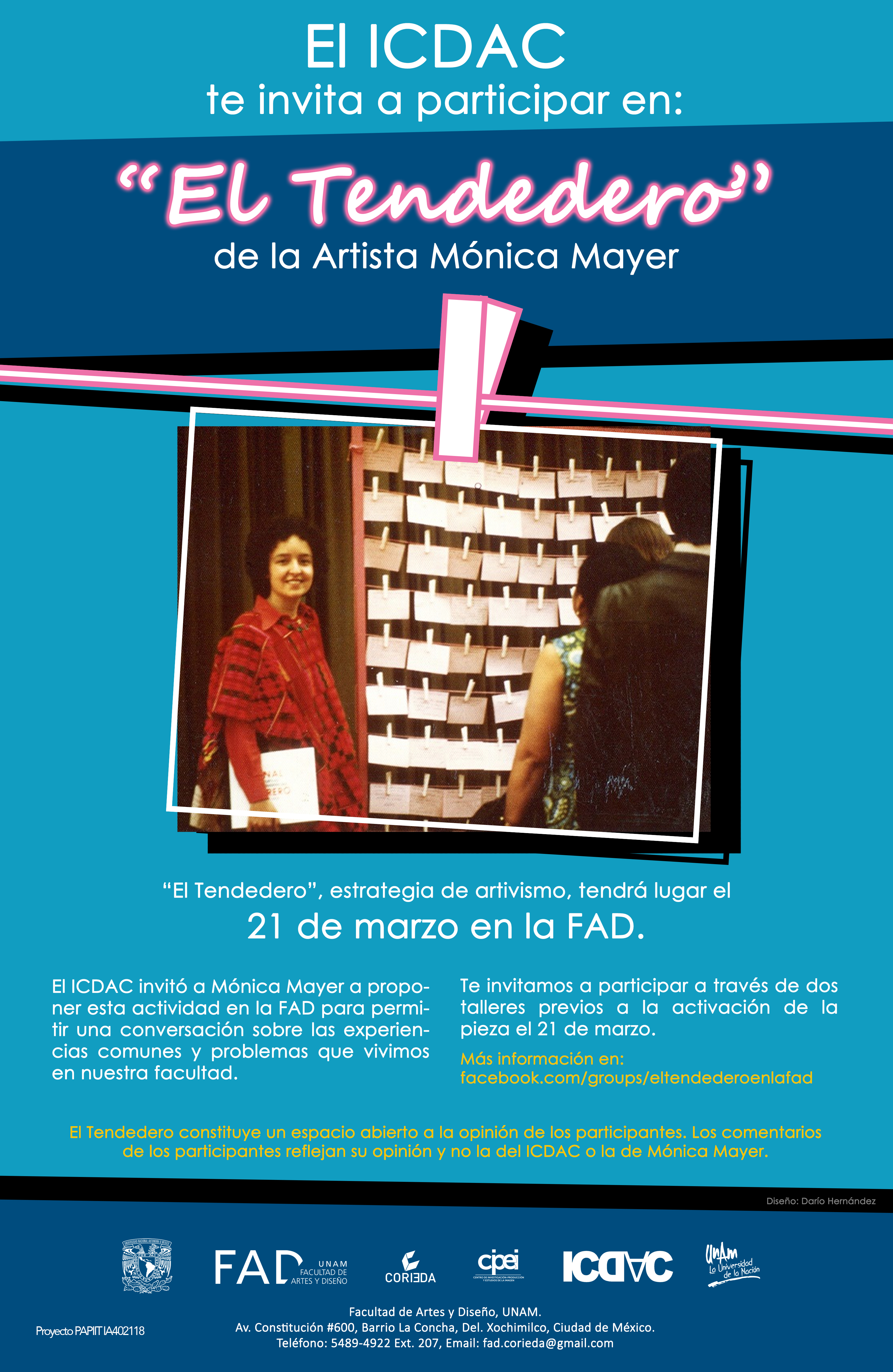 “El Tendedero” de la Artista Mónica Mayer