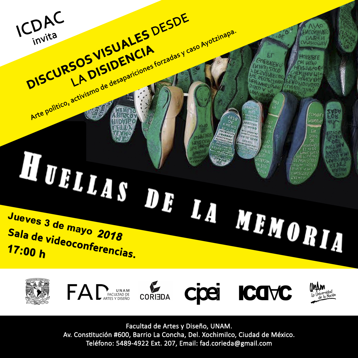 cuadradoDiscursos, HUELLAS DE LA MEMORIA