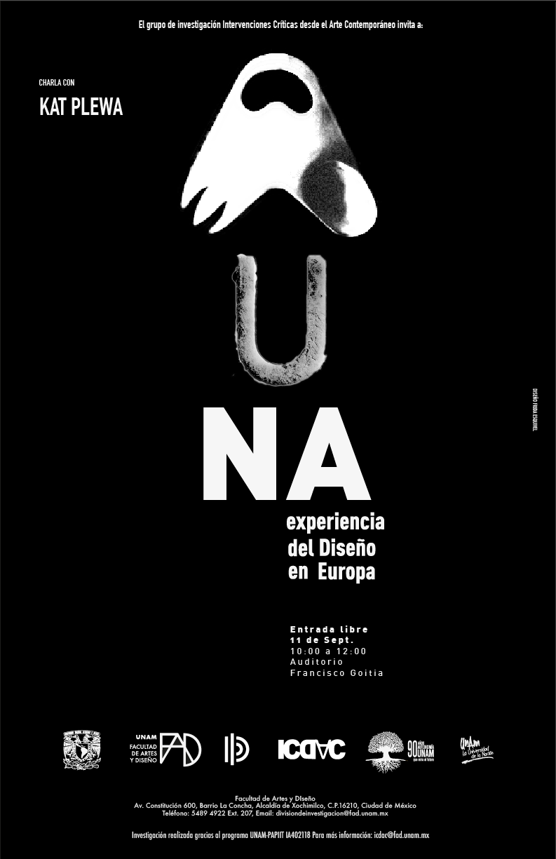 Charla: «Una experiencia del diseño en Europa» con Kat Plewa